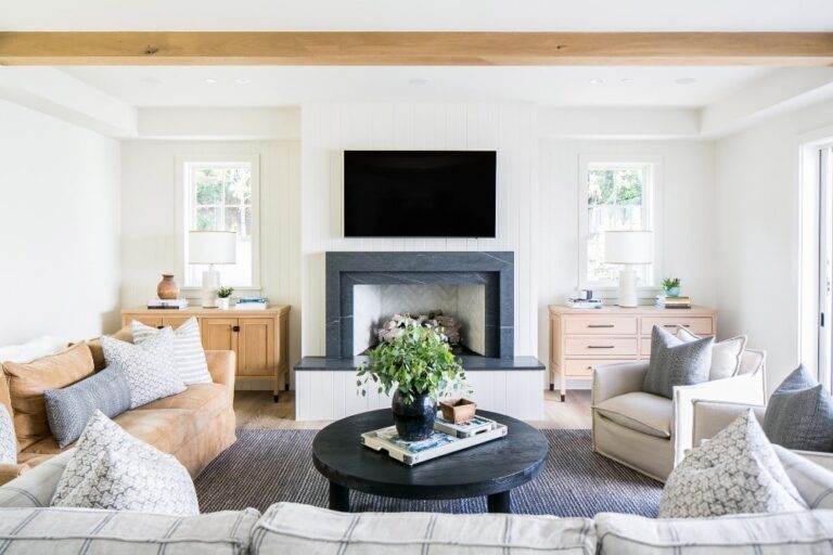 Foyer chic American Black