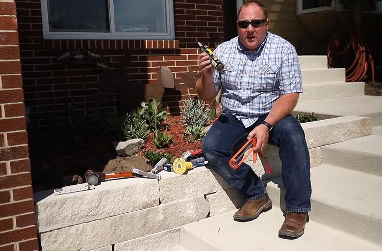 indiana limestone garden wall polycor hardscaping how to tools