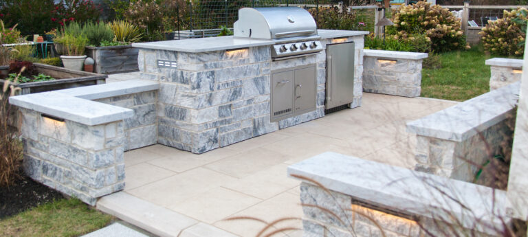 Beach Bungalow Backyard Kitchen